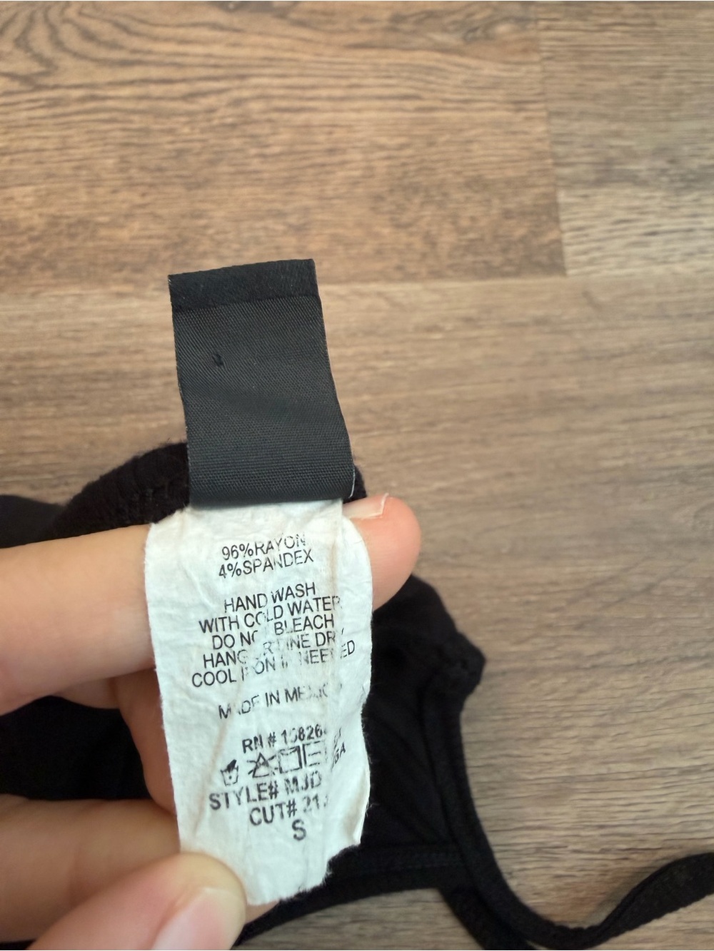 Windsor Black Ribbed Bodycon Maxi Dress Low Back Slit Spaghetti Strap Small - Picture 7 of 7